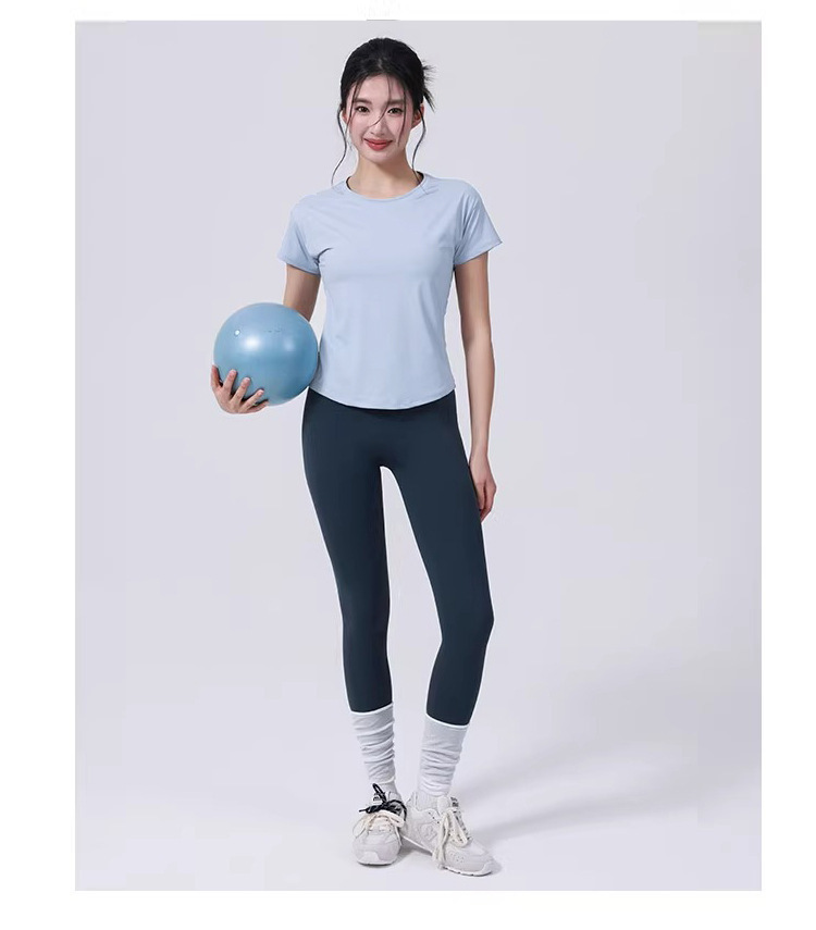 Quick-drying Sports Suit Women's Yoga Fitness Suit Loose Running Top Fitness Suit Women's_desvips.com
