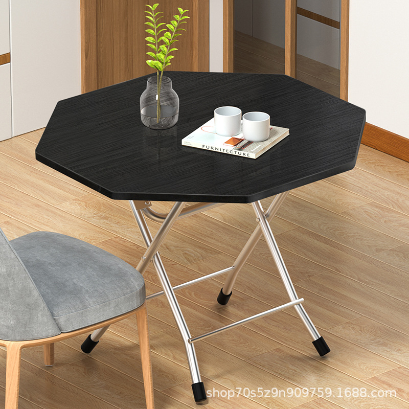 Mesa plegable simple mesa de comedor dormitorio plegable casa de alquiler mesa pequeña cabina de niñas