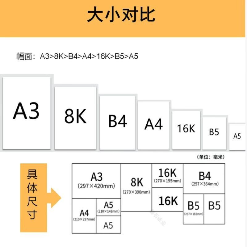100张70G A3纸手抄报A3打印纸A3试卷纸A4白纸双面复印纸A4草稿纸|undefined