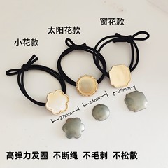 手作り diy 溝ヘッドロープベース手縫い刺繍香雲糸宋錦カバー付きヘアロープバックル金属アクセサリー材料