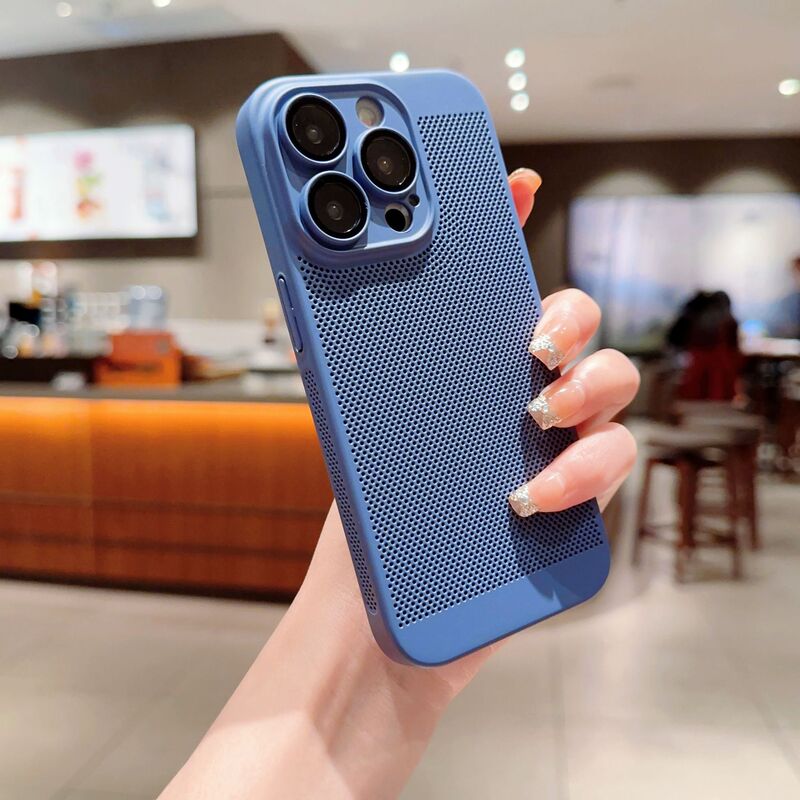 iPhone17promax対応 放熱性抜群の精密穴あきスマホケース Apple 16/15 耐衝撃 14 保護カバー 人気トレンド|undefined
