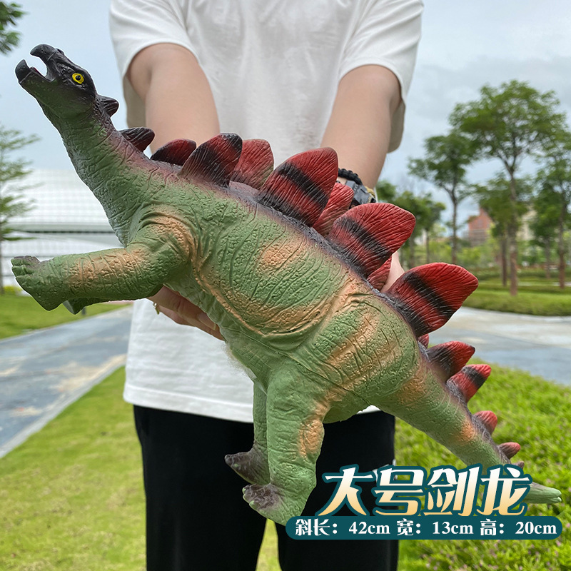 Modelo de Dinosaurio de Simulación Eléctrico de Goma Suave y Plástico Con Sonido para Niños