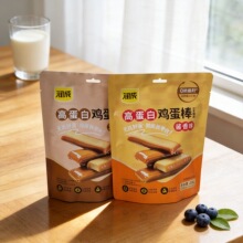 润成无蔗糖高蛋白鸡蛋棒238g五香酱香味解馋即食小包儿童零食 4/1