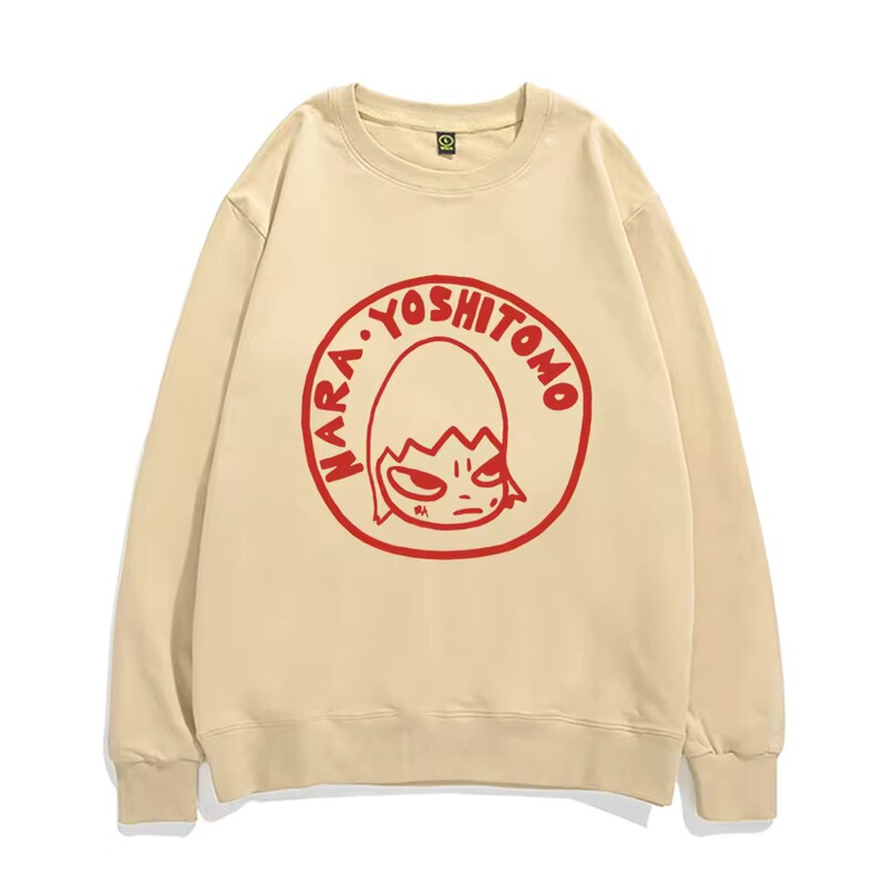 【Cross-Border European Size】Jiyouna Dream Art Style Sweatshirt, Round Neck, Comfortable Loose Pullover for Men and Women