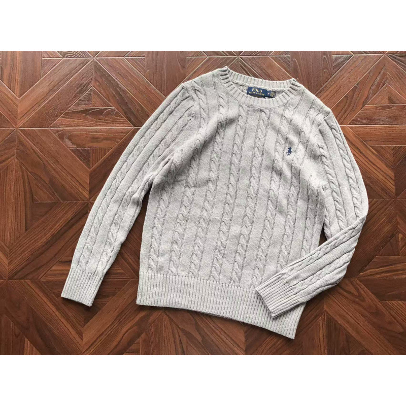 Fuente de alta versión Paul otoño ropa de hombre de cuello redondo chaqueta chaqueta camiseta de punto suéter de pony casual un cabello
