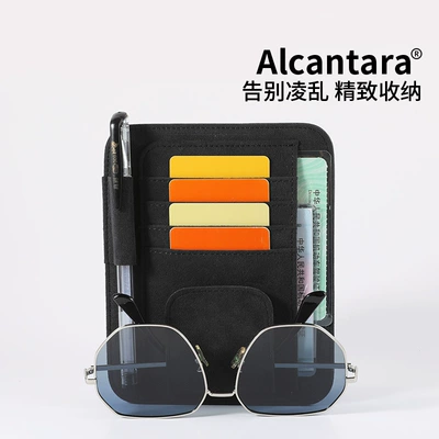 Storage Card Holder Bill Document: Car Glasses Clip/Bill Clip