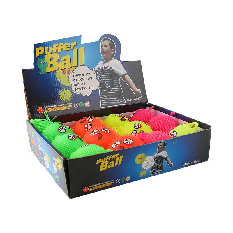 Bola de piel de pulpo luminoso ventilación juguete convexo puesto al por mayor juguete luminoso descompresión empuje regalo transfronterizo