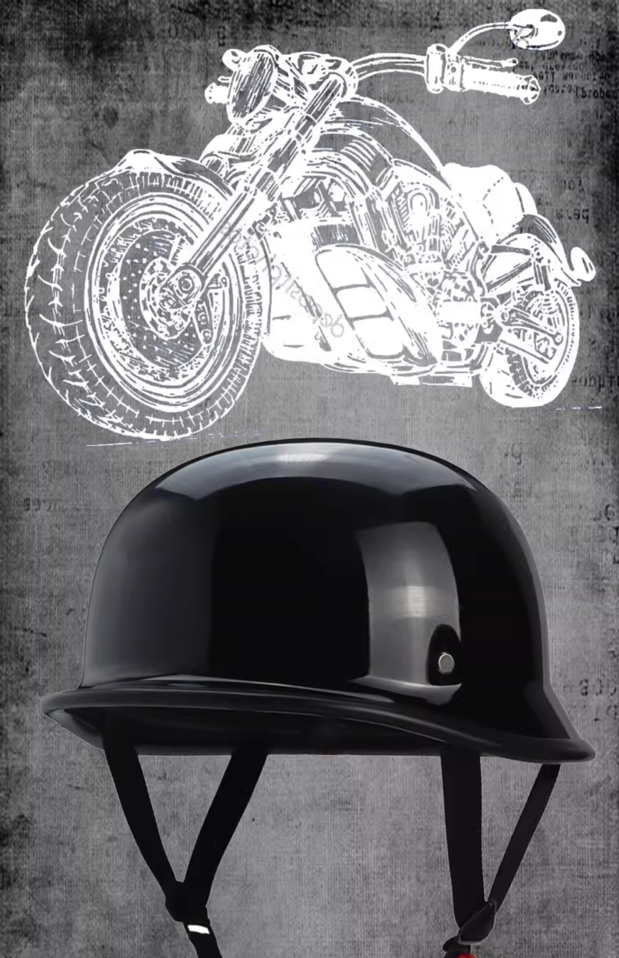 New National Standard 3C Military Helmet Retro Motorcycle Helmet Bucket Helmet for Motorcycle Cruising Electric Vehicle Off-Road Riding