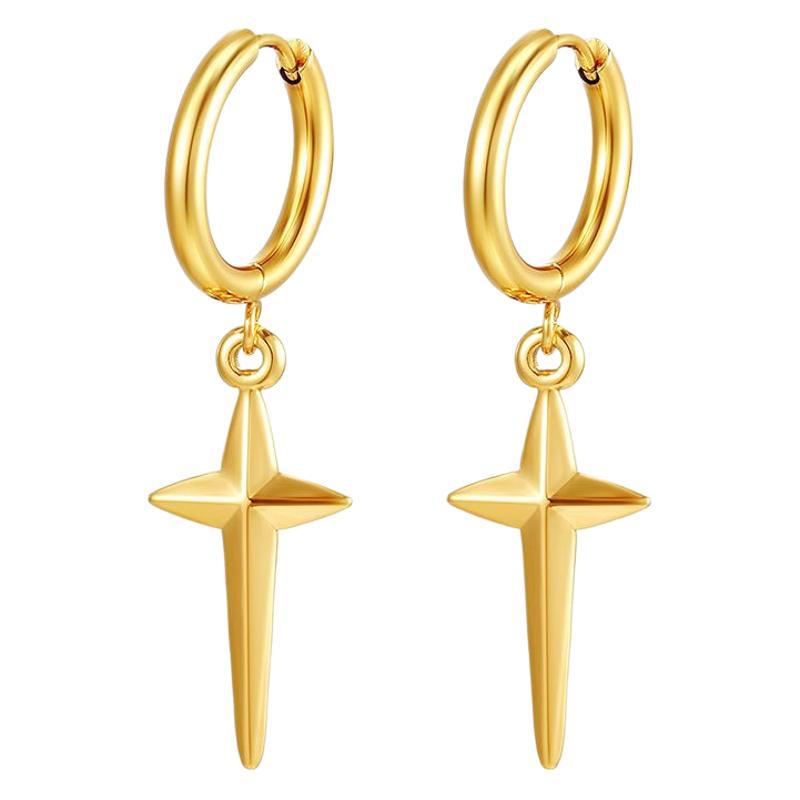 Frío viento cruzado simple nicho de alta sensación auriculares retro neutralidad accesorios de pareja al por mayor