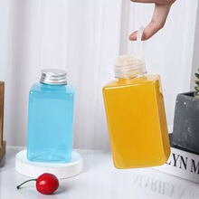 ���᷽���̲�ƿ450ml��ե��֭����ƿpet͸�����ϱ�ƿ�����Ƿ���ƿ