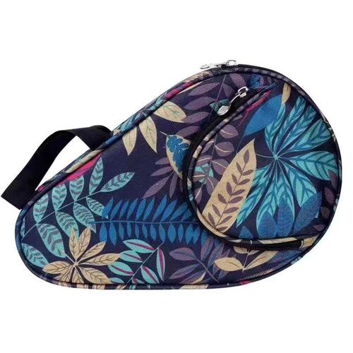 Storage bag for table tennis rackets, portable single bat baker bag, fan-shaped bag for table tennis paddle, double bat square bag, student table tennis racket case