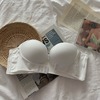 Supporting wireless bra, bra top, invisible sexy straps, fashionable underwear, increased thickness