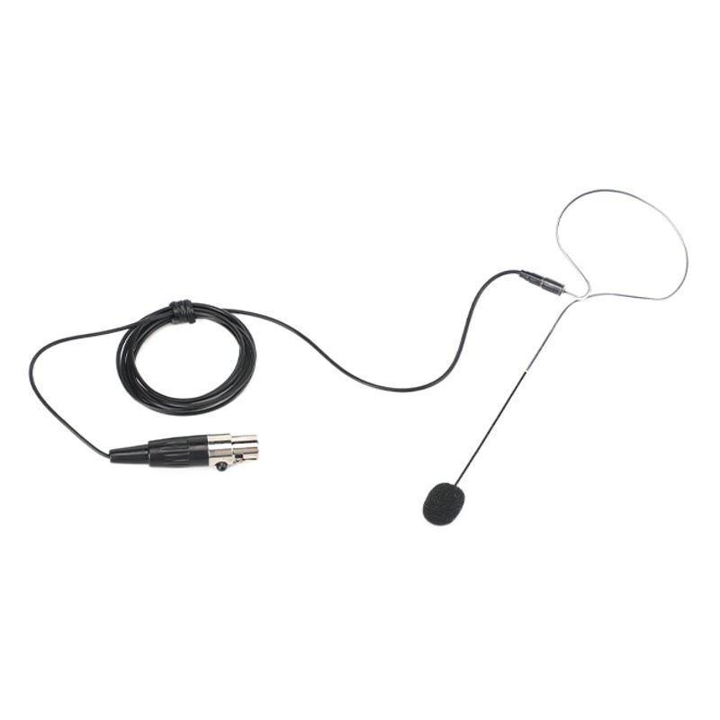 Bee micrófono auricular micrófono de enchufe directo profesor de enseñanza montado en la cabeza del oído micrófono con cable de puntero completo