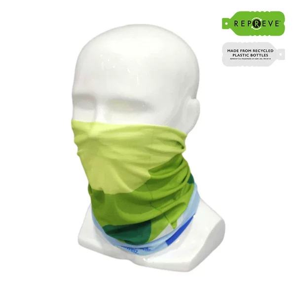 Customized Repreve foreign trade multifunctional mask recycled polyester recycled environmental protection material RPET seamless headscarf
