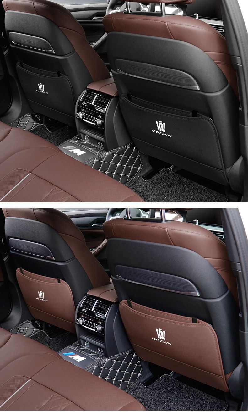 Suitable for Toyota Crown Land-Mounted Seat Anti-Kick Pad 12Th Generation 13Th Generation 14Th Generation Crown Car Seat Back Protection Pad Rear