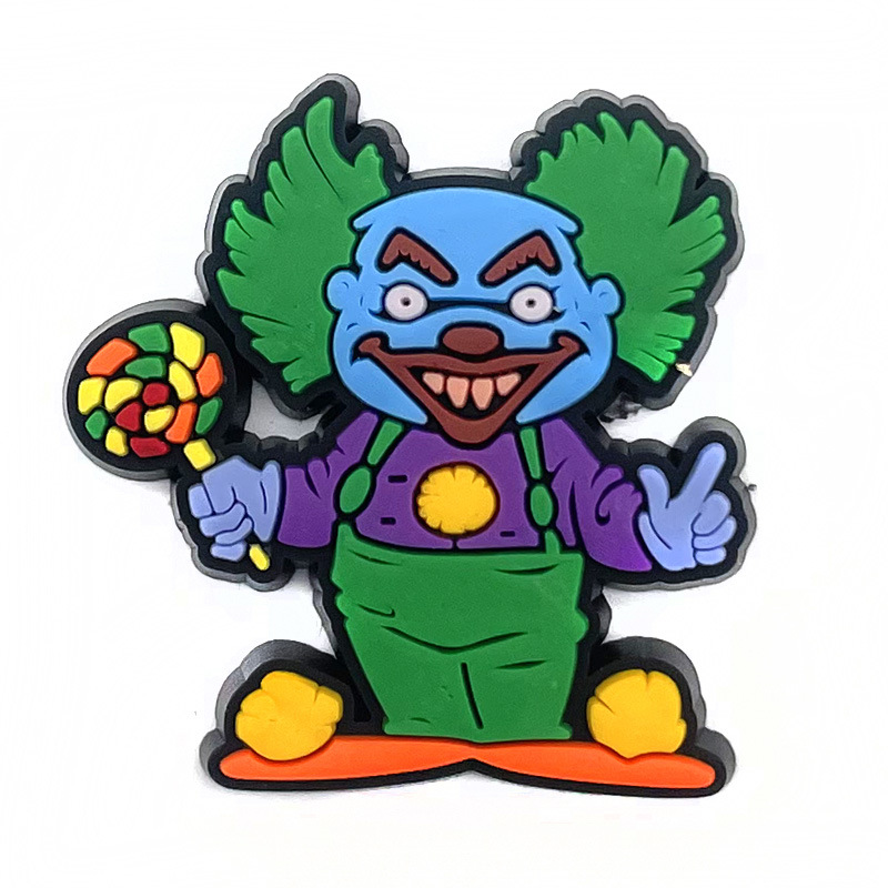 Nuevos zapatos de Halloween zapatos de flores hebilla Croc zapatos de jardín hebilla decorativa