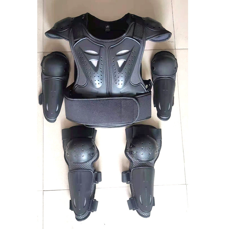 Защитная экипировка для мотоциклистов, защитная одежда, детский защитный костюм для езды на мотоцикле, спортивный нагрудник, защита спины, защита коленей, защита локтей, оптовая продажа, противоударная защита