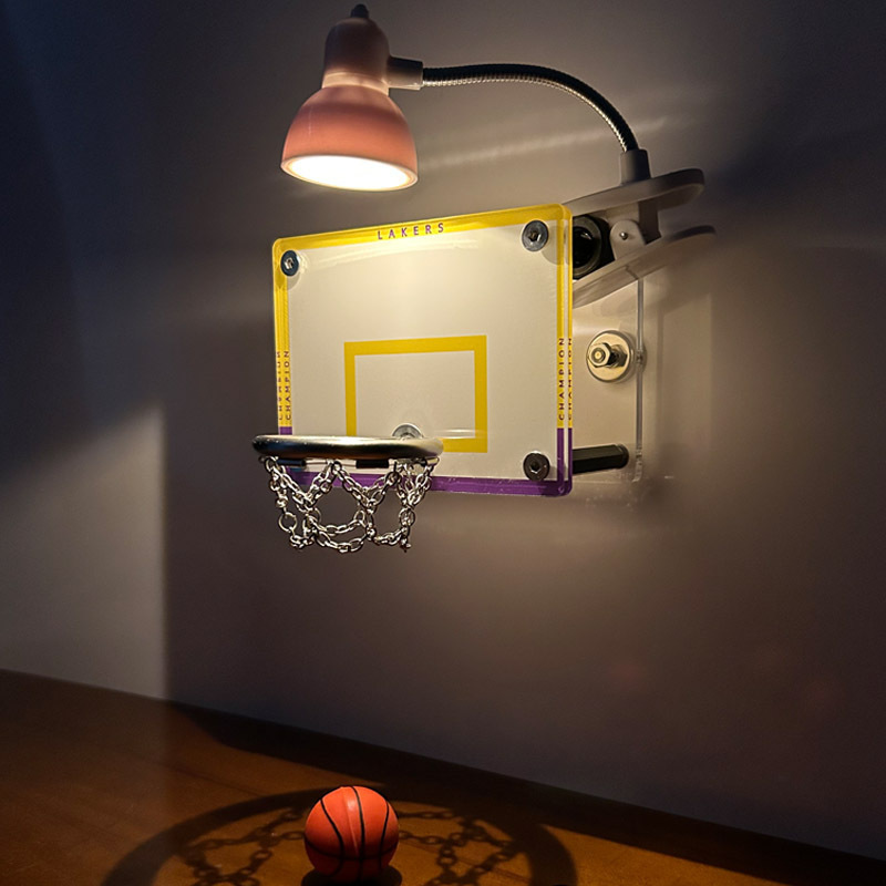 Can Shoot and Give Basketball Gifts to Boys Nba Lakers Warriors Couple Boyfriend Birthday Mini Basketball Stand Trendy