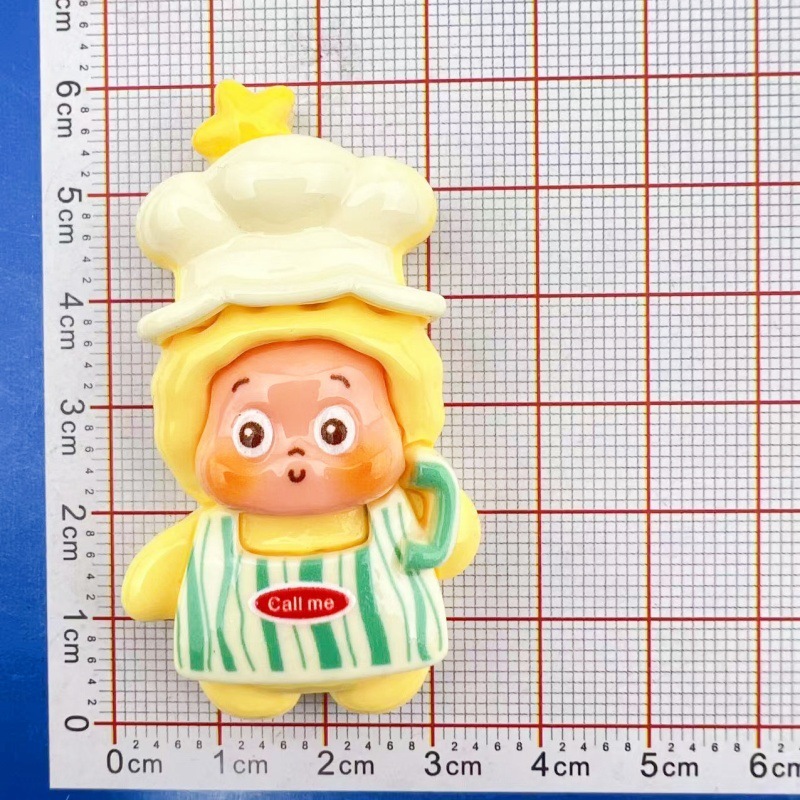 漫画かわいいスターマンかわいい赤ちゃん diy 樹脂アクセサリー手作りヘアピンキーホルダー携帯電話チェーンクリーム接着剤ジュエリー|undefined