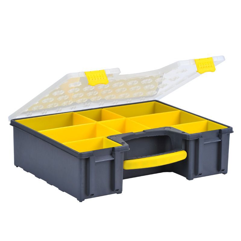 다기능 멀티 그리드 플라스틱 액세서리 상자 부품 상자 부품 나사 분류 보관 작은 상자 도구 상자 휴대용