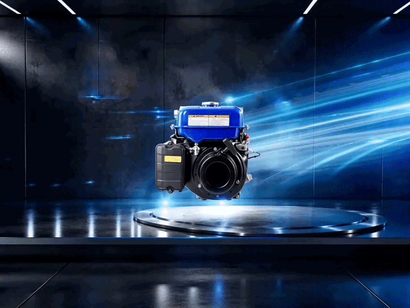 Small gasoline engine grinder, rail transport vehicle, rice transplanter, 175F 6 horsepower gasoline engine