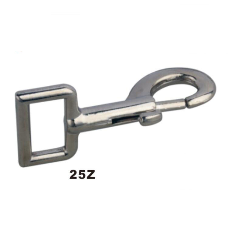 厂家直发优质固定锌合金狗扣 宠物扣钩,镀镍 铬 黑色 方圈宠物钩