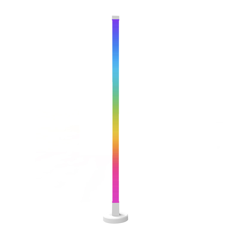 国境を越えた人気の LED 雰囲気ライト RGB ピックアップリズムコーナーライトスマート APP リモコンホームベッドルームフロアランプ|undefined
