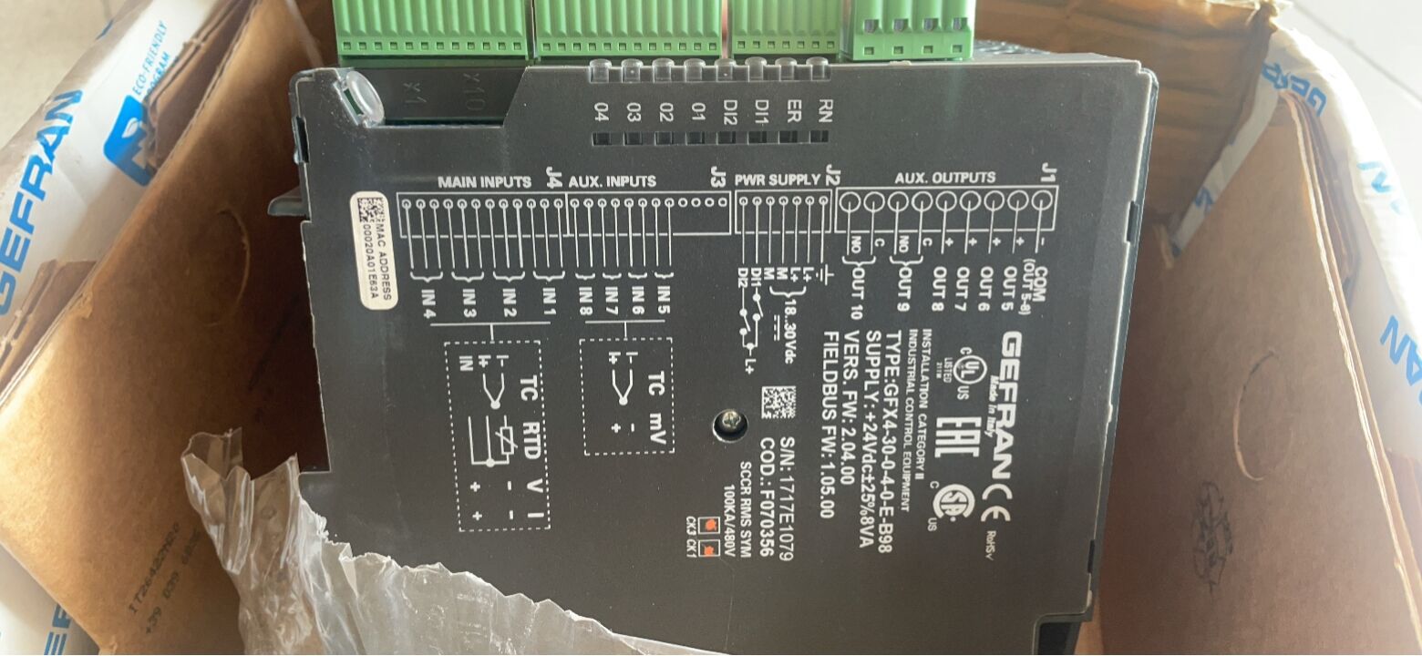 全新GEFRAN杰佛伦控制器GFX4-30-0-4-0-E-B98 原装现货 议价销售