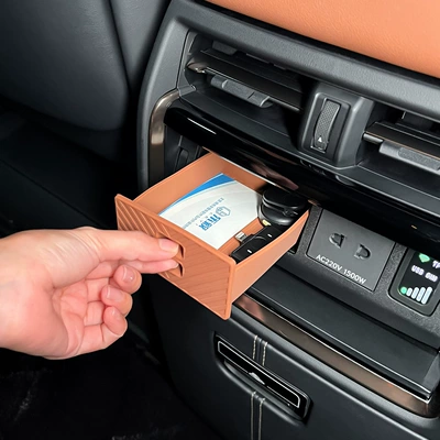 Toyota Alphard, silicone drawer-style storage box: Car storage bag/box