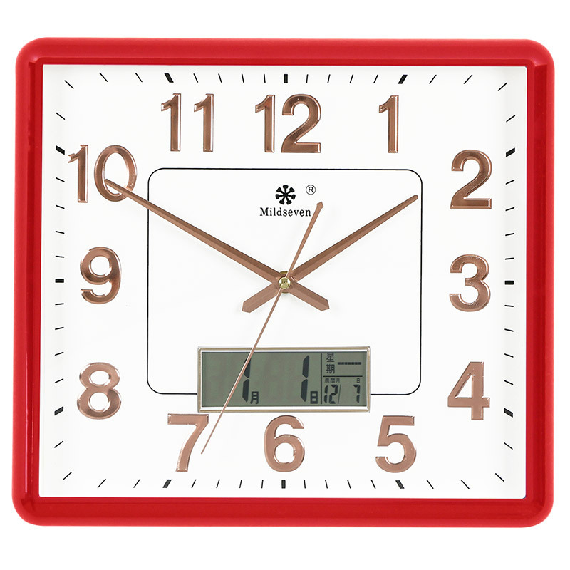 "Calendar" gold Red -30*33cm