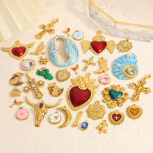 �羳�����DIY��Ʒ�������ţͷʮ�ּ�����Ȧ������18K����ε�׹