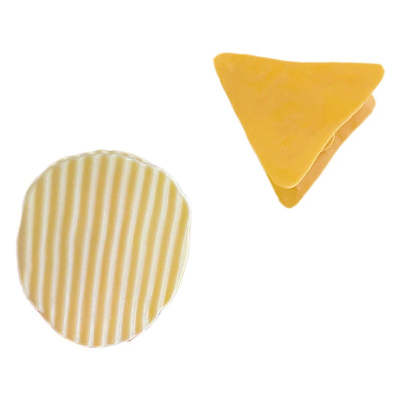 Креативное моделирование картофельные чипсы клип студент тестовая бумага папка для сбора данных желтый зажим с печатью простой зажим для фотографий