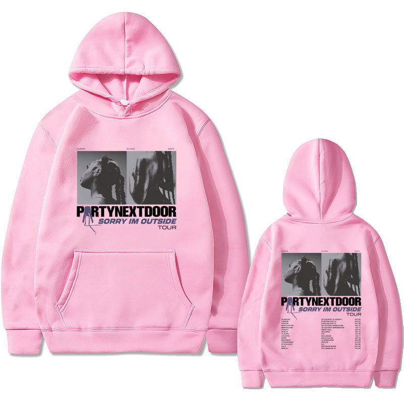 Rapper Partynextdoor Double Sided Print Hoodie Male Vintage