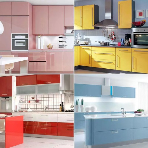 Cabinet self-adhesive paper furniture renovation waterproof thickened paint wallpaper pearlescent cabinet wardrobe solid color pvc wallpaper