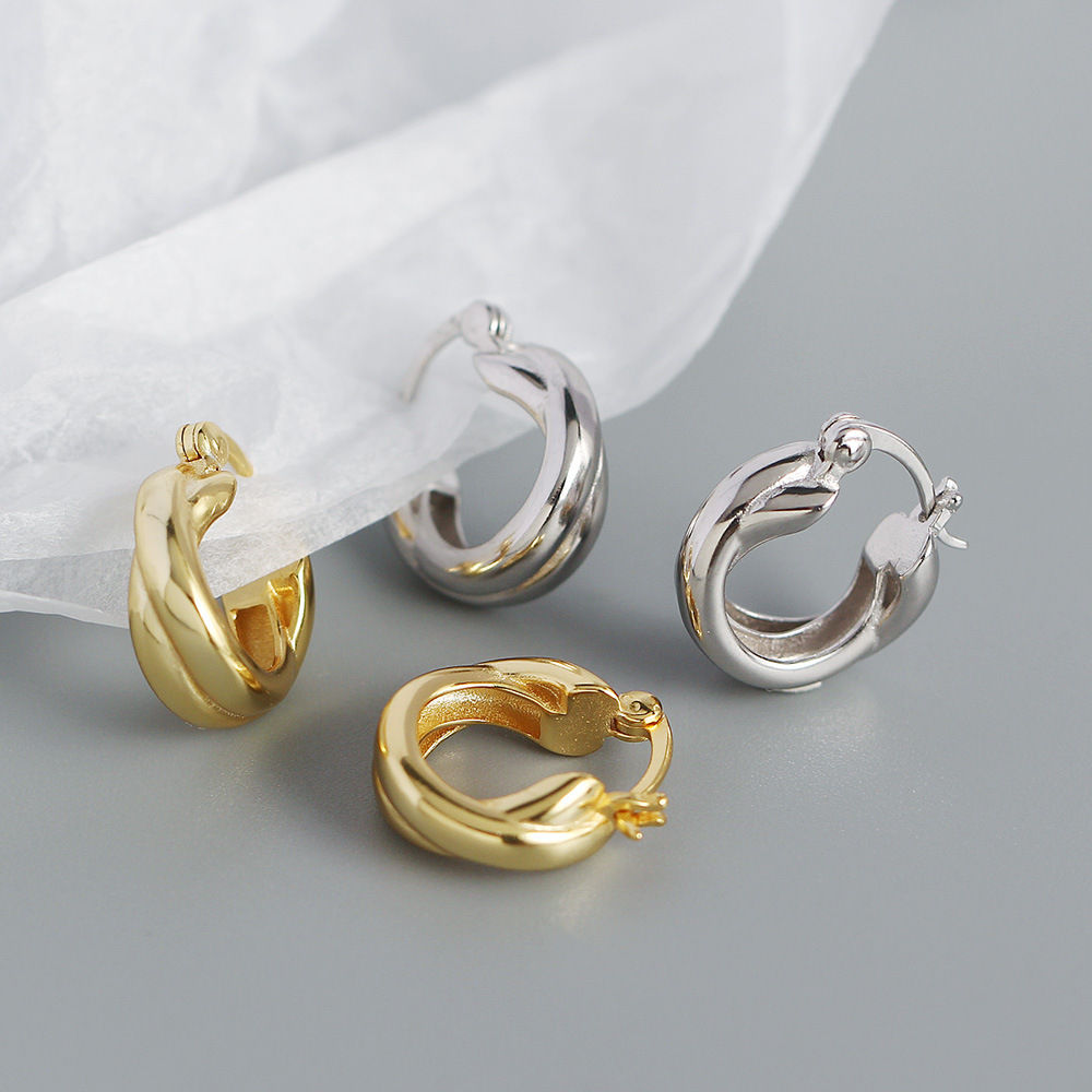 Geometric Fashion No Inlaid Plating Earrings display picture 2