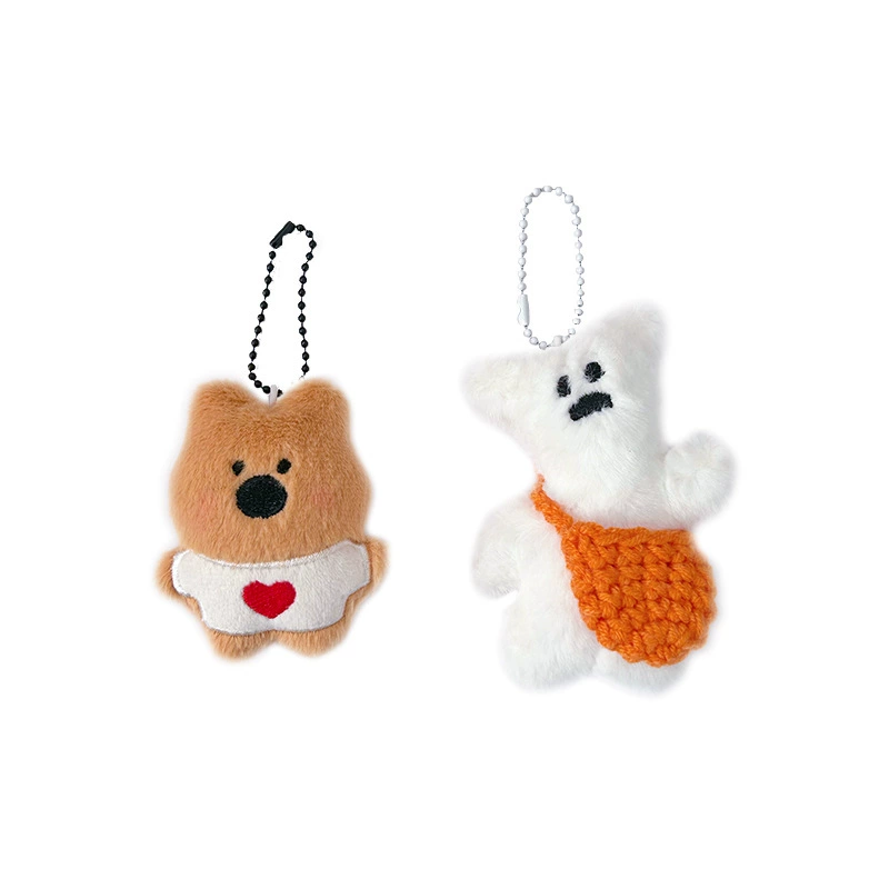 Cartoon plush keychain, cute accessory, doll, pendant