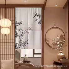 餐厅悬挂门帘日式暖帘火锅店餐饮店挂帘日料店定制图案商用窗帘