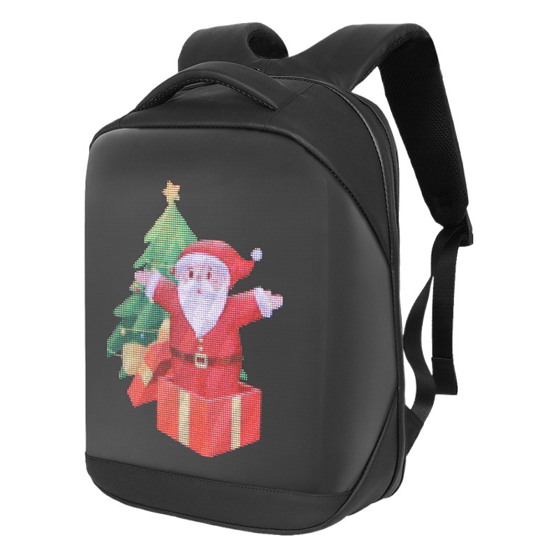 Mochila LLOYT3led con pantalla LED P2 para animación DIY, pantalla LED móvil para publicidad, impermeable, personalizada.