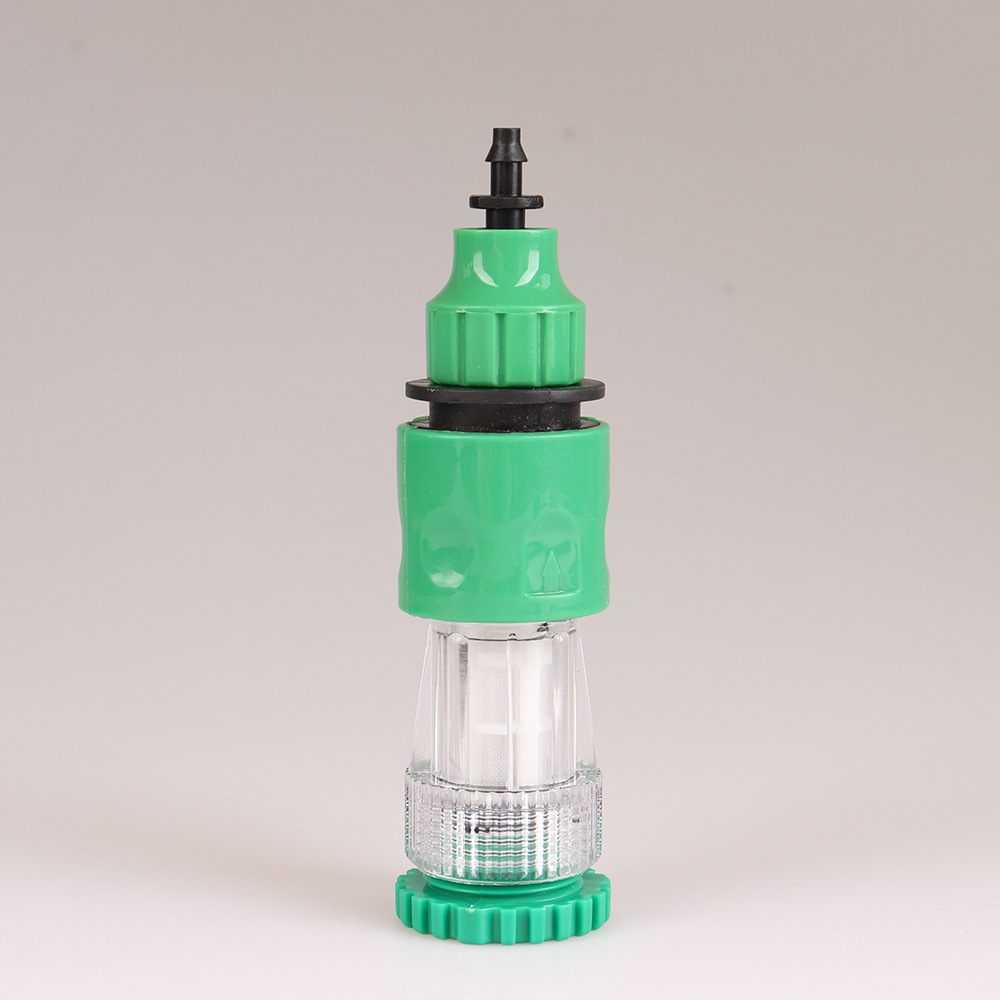 Cabeza de rociador universal Accesorios para dispositivo de riego automático Cabeza de rociador Junta de rociador de atomización Agua de rociador de tres vías riego por rociador de inserción rápida