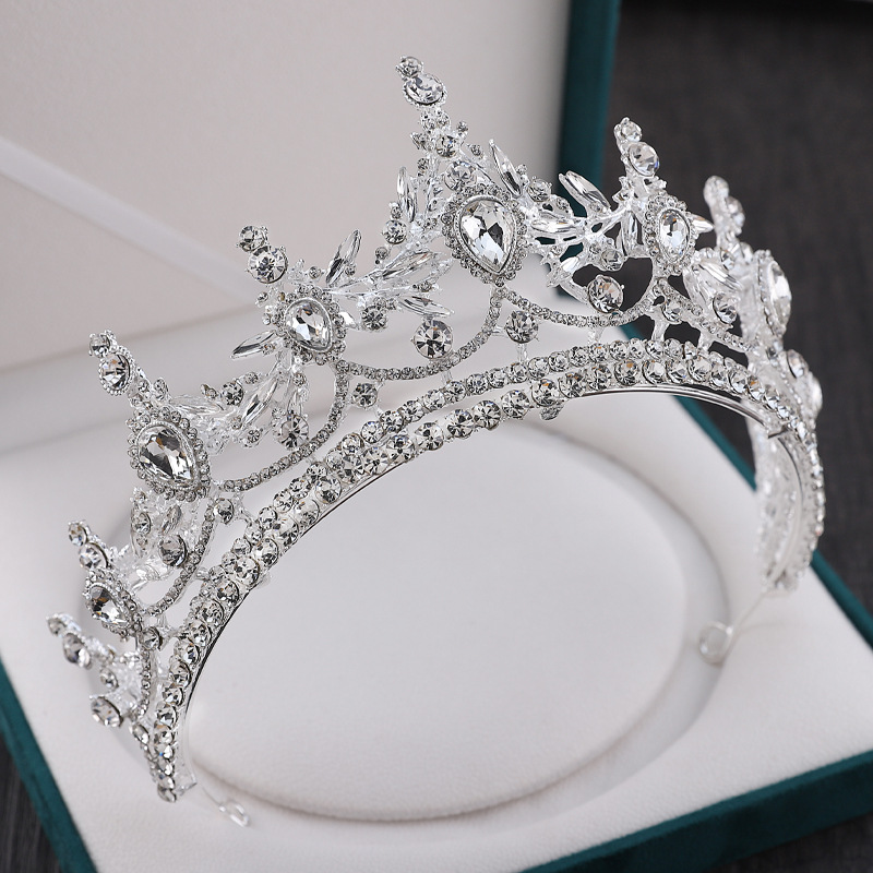 Crown Pattern Women'S Gender Glam Crown Alloy Inlay Rhinestones Crown