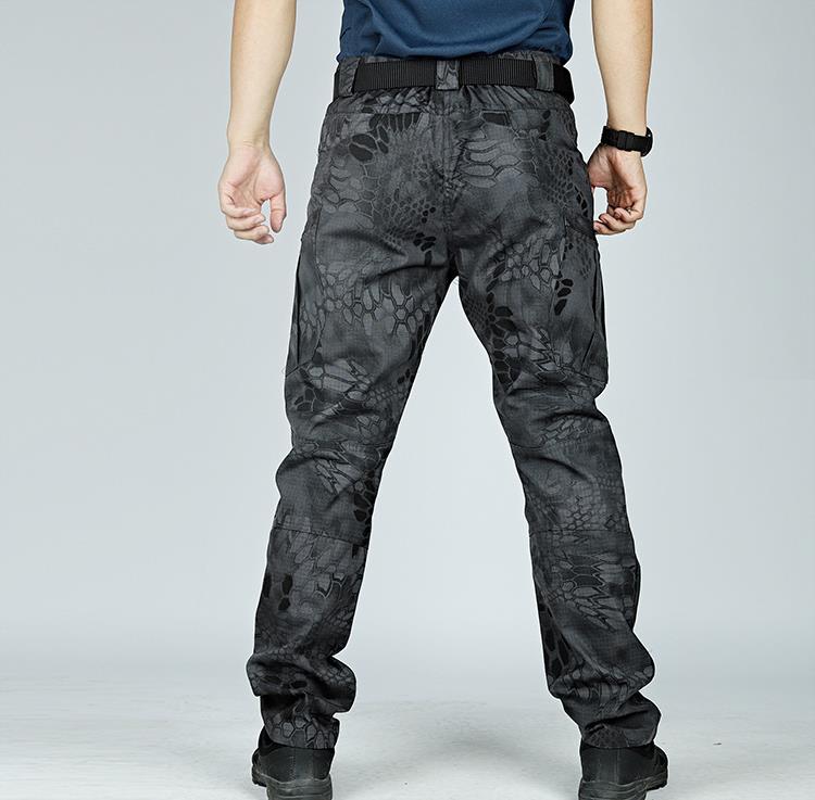 Pantalones tácticos de camuflaje transfronterizos de bolsillo, pantalones de herramientas resistentes al desgaste, pantalones de hombre al aire libre