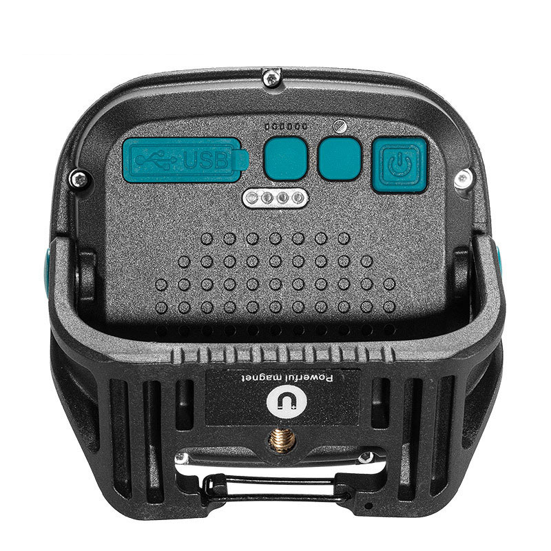 Nueva luz de trabajo multifuncional al aire libre que acampa luz de alto brillo larga resistencia con gancho imán lámpara de iluminación de emergencia