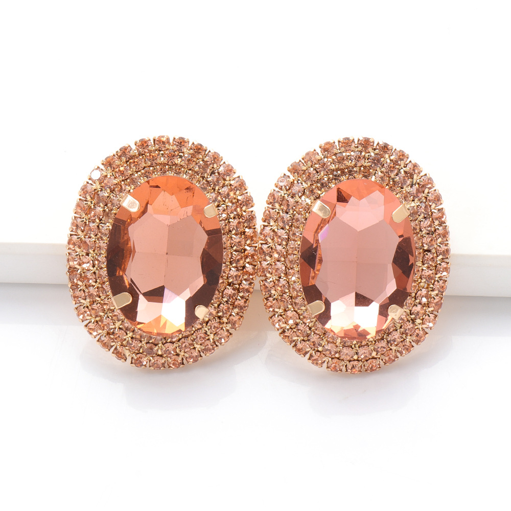 Boucles D&#39;oreilles En Alliage De Diamants Coréens En Gros display picture 16