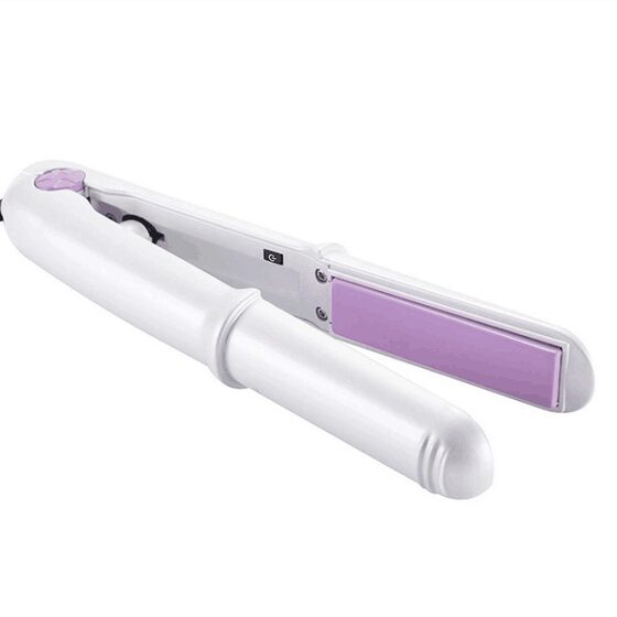Rechargeable Wireless curling iron mini O hair portable hair straightener dormitory student USB charging dual-purpose splint