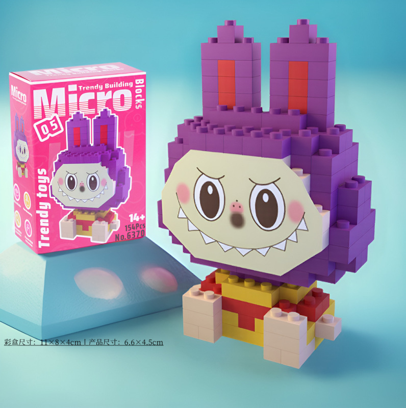 レゴビルディングブロック、小さな粒子ビルディングブロック、ステッチ漫画ブラインドボックスビルディングブロック、男の子と女の子向けの子供用知育玩具と互換性があります。|undefined