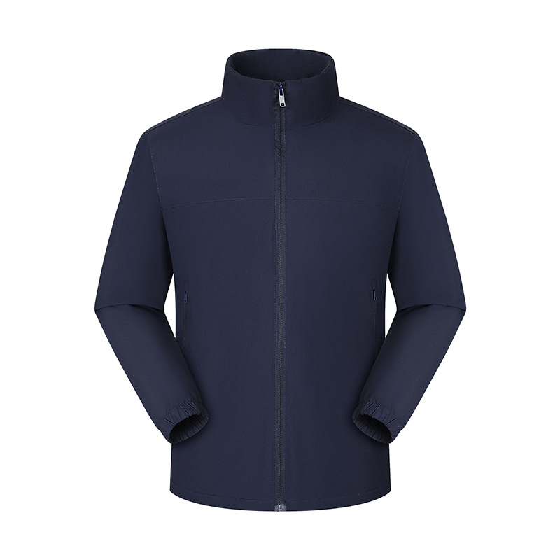 Área de asalto ligera de cuello vertical personalizada LOGO ropa de invierno ropa de trabajo ropa de impresión de publicidad al aire libre
