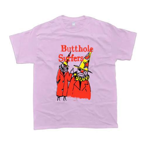 Cross-Border European Size Butthole Surfers Band Clown Print T-Shirt Trendy Pure Cotton Short-Sleeve Women's Top Cross-Border European Size Butthole Surfers Band Clown Print T-Shirt Trendy Pure Cotton Short-Sleeve Women's Top