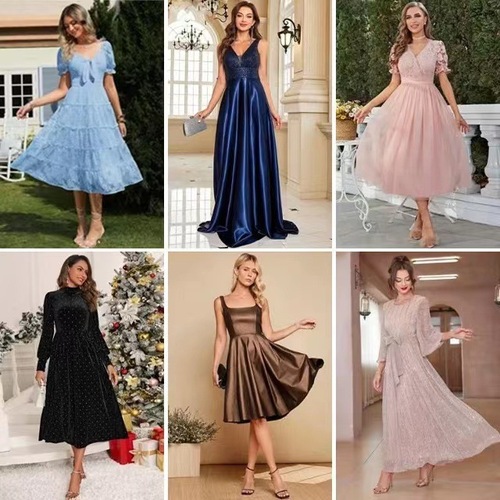 Shein dress, sexy, bodycon, dress, trendy, mixed styles, wholesale, multi-color matching