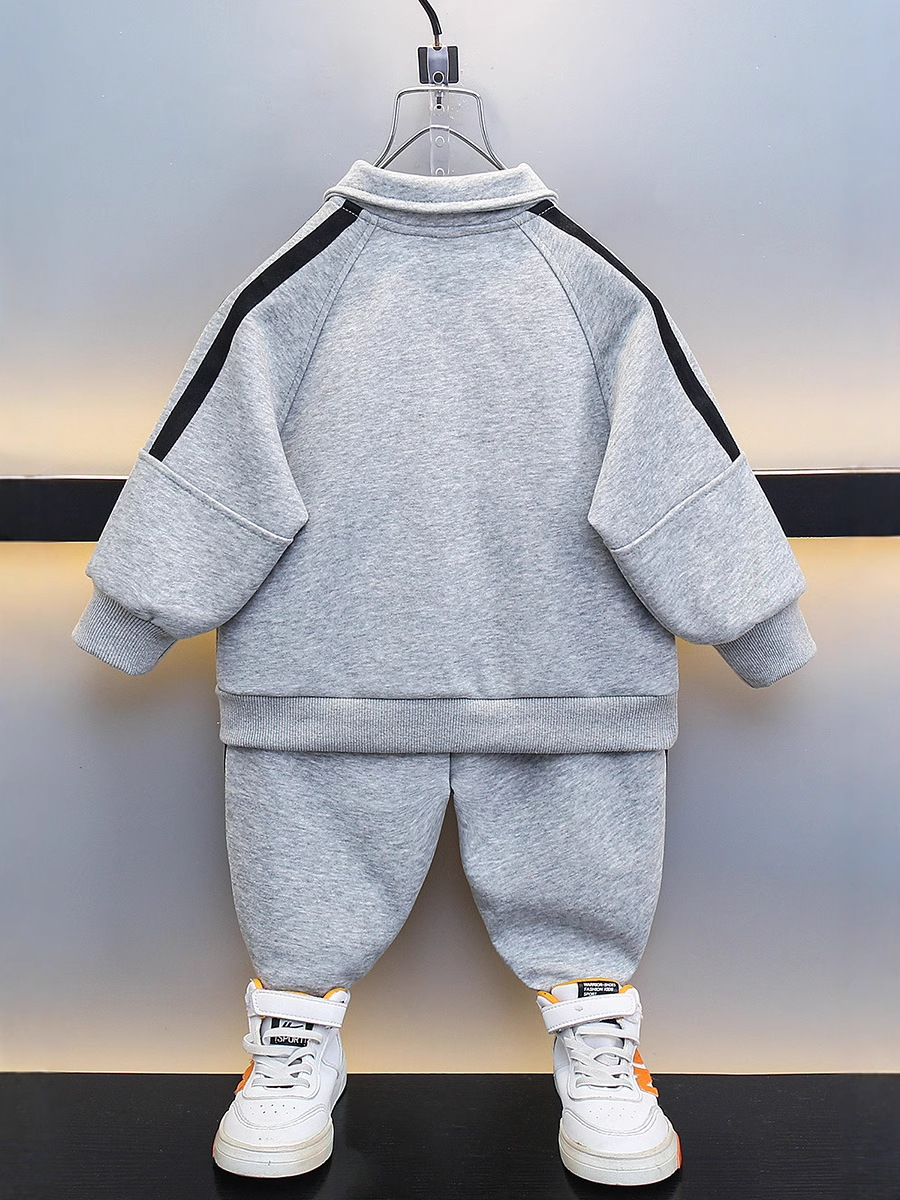 7697 suéter retro POLO para niños 2025 nuevo traje de motocicleta para niños pequeños y medianos top primavera hermosa de moda