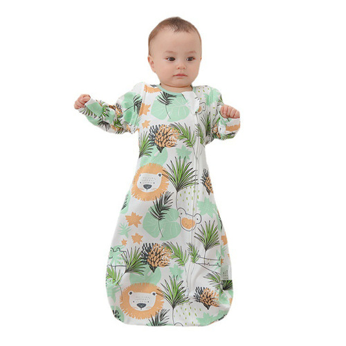 LeBàn Surrender Style Anti-Surprise Baby Sleep Bag Autumn Wrap Blanket Outing Wrap Baby Swaddle Children Anti-Kick Blanket